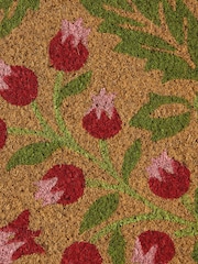 Laura Ashley Natural Astley Floral Printed Coir Doormat - Image 5 of 6