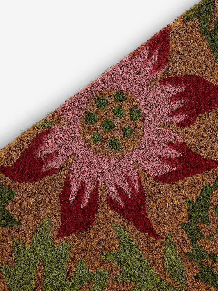 Laura Ashley Natural Astley Floral Printed Coir Doormat - Image 6 of 6 Laura Ashley Natural Astley Floral Printed Coir Doormat - Image 6 of 6