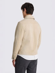 MOSS Sand Suede Shacket - Image 3 of 5