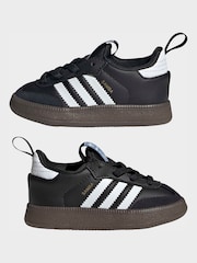 adidas Originals Black Samba Quickon Trainers - Image 3 of 7