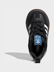 adidas Originals Black Samba Quickon Trainers - Image 4 of 7
