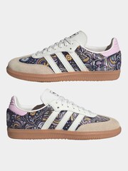 adidas Originals Navy Blue Samba Trainers - Image 6 of 10