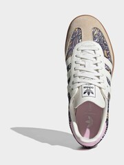 adidas Originals Navy Blue Samba Trainers - Image 8 of 10