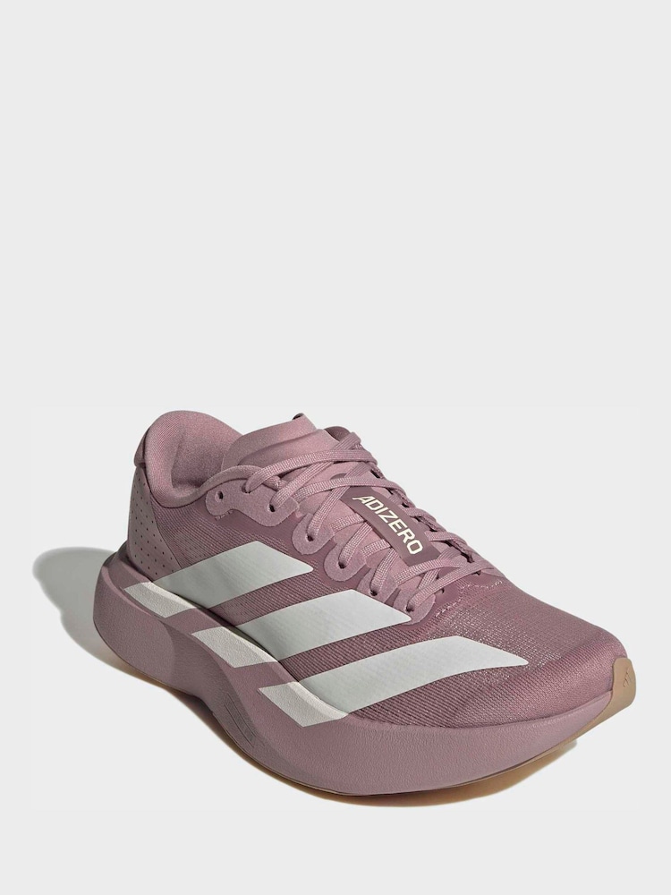 adidas Mauve Pink Adizero Evo SL Junior Trainers - Image 1 of 10 adidas Mauve Pink Adizero Evo SL Junior Trainers - Image 1 of 10