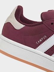 adidas Originals Burgundy Campus 00s Lace Junior Trainers - Image 10 of 10