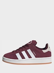 adidas Originals Burgundy Campus 00s Lace Junior Trainers - Image 3 of 10