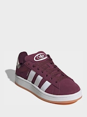 adidas Originals Burgundy Campus 00s Lace Junior Trainers - Image 4 of 10