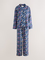 Cath Kidston Blue Dog Print Button Through Pyjamas Set - Image 1 of 4