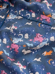 Cath Kidston Blue Dog Print Button Through Pyjamas Set - Image 3 of 4
