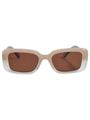 Estella Bartlett Cream Vilnius Sunglasses in Champagne - Image 3 of 4