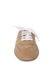 Off The Hook Natural Marlene Suede Lace-Up Backless Sneaker Mules - Image 4 of 6