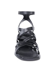 Off The Hook Zaria Ledersandalen mit überkreuzten Riemen und Block-Absatz - Bild 4 von 6