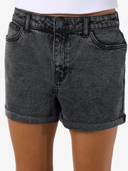 NOISY MAY Grey High Waist Denim Shorts - Image 5 of 7