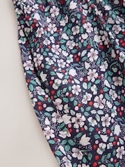 Cath Kidston Black Smocked Floral Mini Dress - Image 9 of 11