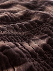 Copriletto in velluto di cotone con bordo smerlato Laura Ashley Brady - Immagine 3 di 4