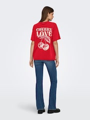 T-shirt ONLY oversize imprimé fruits - Image 5 de 7