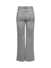ONLY Comfort Stretch Lush High Waist Wide Leg Jeans - Imaginea 4 din 4