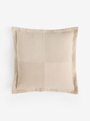 Laura Ashley Natural Dalham Cotton Cord Cushion - Image 4 of 5