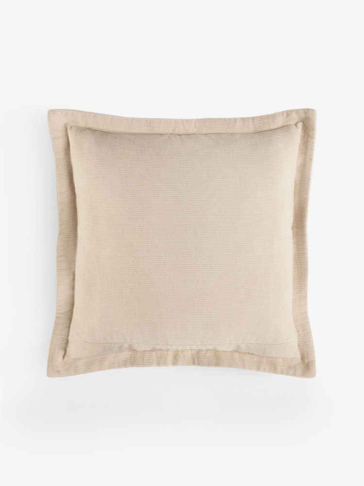 Laura Ashley Natural Dalham Cotton Cord Cushion - Image 5 of 5 Laura Ashley Natural Dalham Cotton Cord Cushion - Image 5 of 5