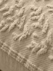 Laura Ashley Natural Felsham Quilted Cotton Cushion - Image 3 of 5