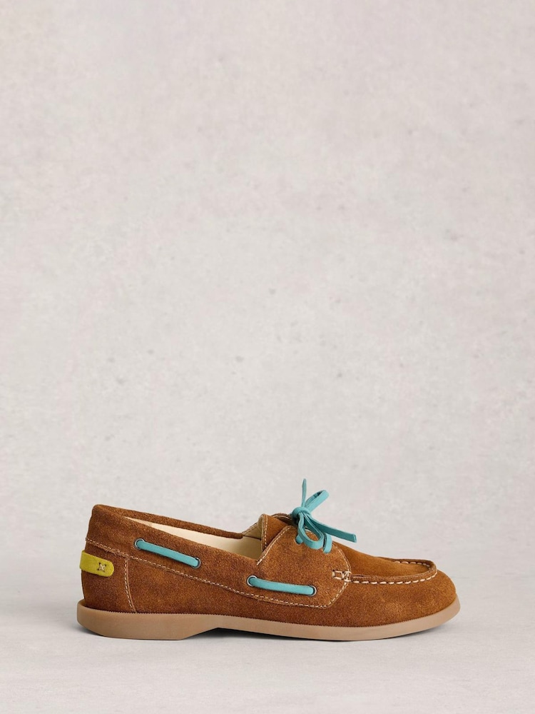 White Stuff Brown Boat Shoes - Image 1 of 4 White Stuff Brown Boat Shoes - Image 1 of 4