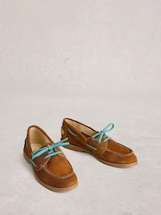 White Stuff Brown Boat Shoes - Image 2 of 4