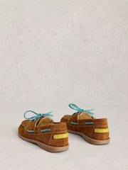 White Stuff Brown Boat Shoes - Image 3 of 4