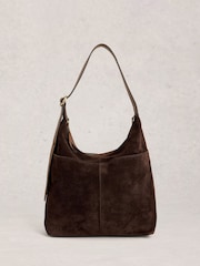 White Stuff Brown Sophia Leather Cross-Body Bag - Image 1 of 4