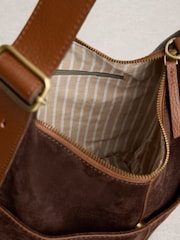 White Stuff Brown Sophia Leather Cross-Body Bag - Image 4 of 4