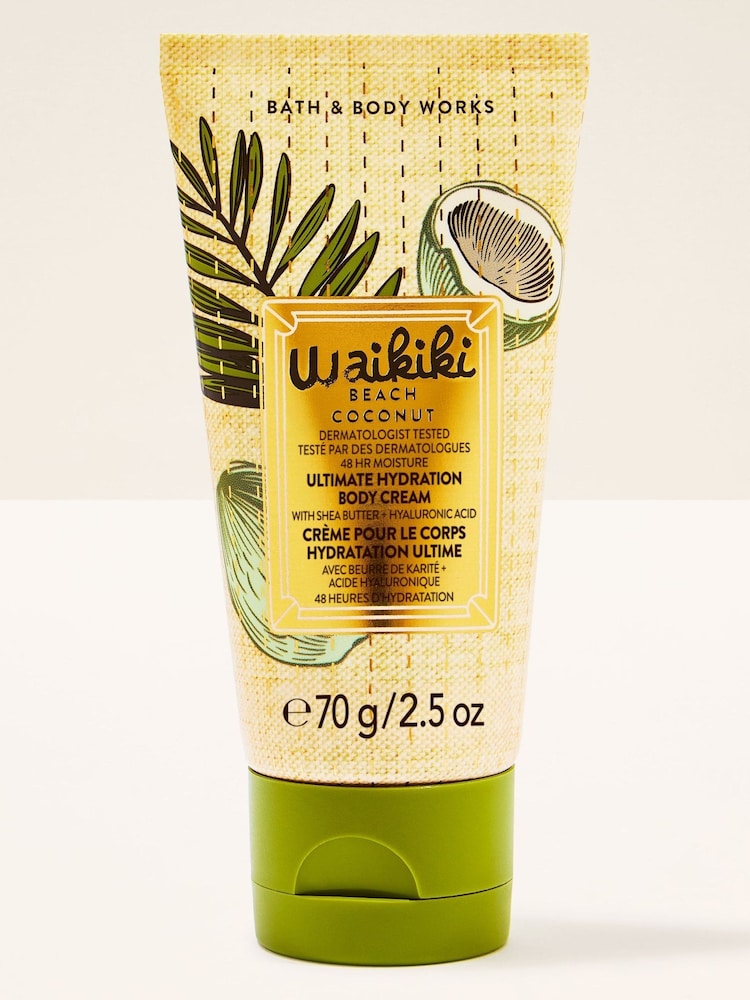 Bath & Body Works Waikiki Beach Coconut Travel Size Ultimate Hydration Body Cream 70g - Image 1 of 3