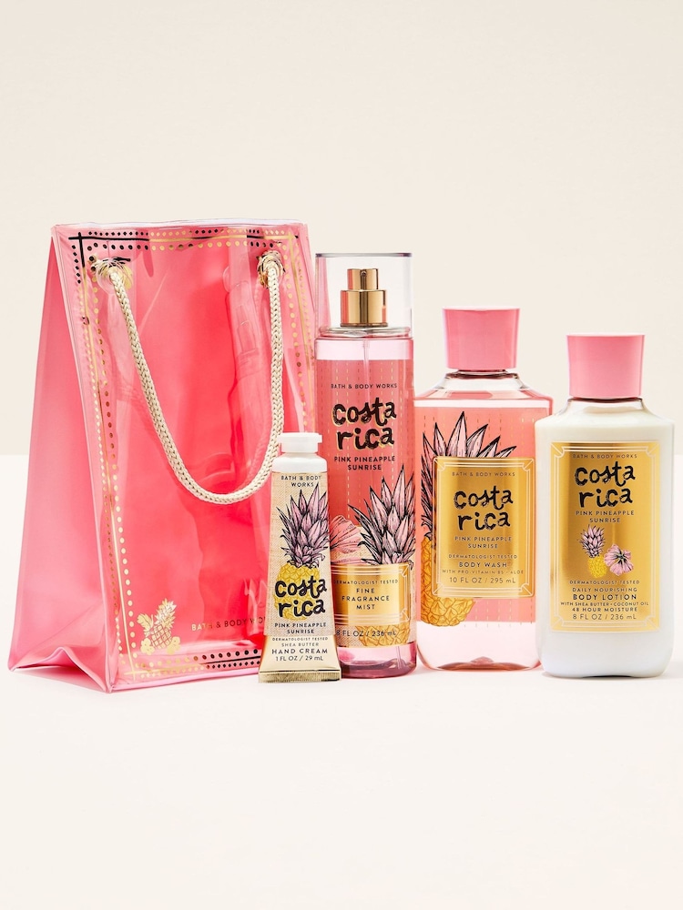 Bath & Body Works New Pink Pineapple Sunrise Gift Set - Image 1 of 2 Bath & Body Works New Pink Pineapple Sunrise Gift Set - Image 1 of 2