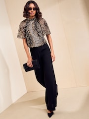 Friends Like These Angel Sleeve Chiffon Blouse - Изображение 3 6