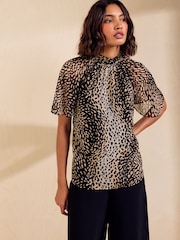 Friends Like These Angel Sleeve Chiffon Blouse - Изображение 4 6