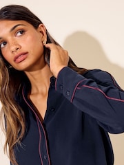 Friends Like These Navy Smart Tipped Shirt - Image 2 of 6