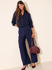 Friends Like These Navy Smart Tipped Shirt - Image 3 of 6