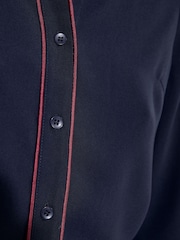 Friends Like These Navy Smart Tipped Shirt - Image 6 of 6