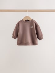 Brown/Blue Baby Set Sweat Top and Trousers (0mths-2yrs) - Image 2 of 11