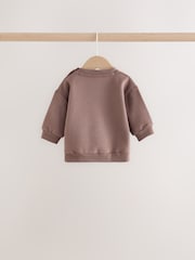 Brown/Blue Baby Set Sweat Top and Trousers (0mths-2yrs) - Image 5 of 11