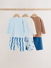 Imprimé de chien bleu - Ensemble haut Bébé et leggings à jambes amples 6 Pieces (0mois-2ans) - Image 10 de 16