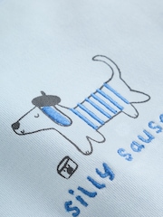 Imprimé de chien bleu - Ensemble haut Bébé et leggings à jambes amples 6 Pieces (0mois-2ans) - Image 13 de 16