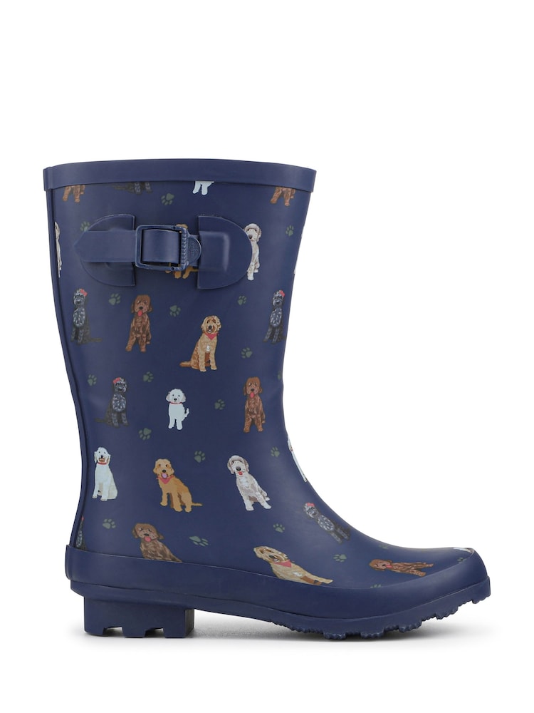 Pavers Blue Waterproof Dog Wellies - Image 1 of 5