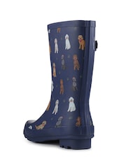 Pavers Blue Waterproof Dog Wellies - Image 3 of 5