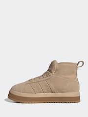 adidas Originals Light Brown Campus 00S Winter Mid Trainers - Image 2 of 9