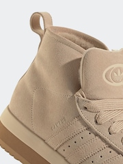 adidas Originals Light Brown Campus 00S Winter Mid Trainers - Image 8 of 9