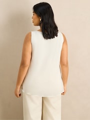 Live Unlimited White Cowl Neck Vest - Image 5 of 6