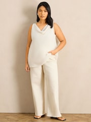 Live Unlimited White Cowl Neck Vest - Image 6 of 6