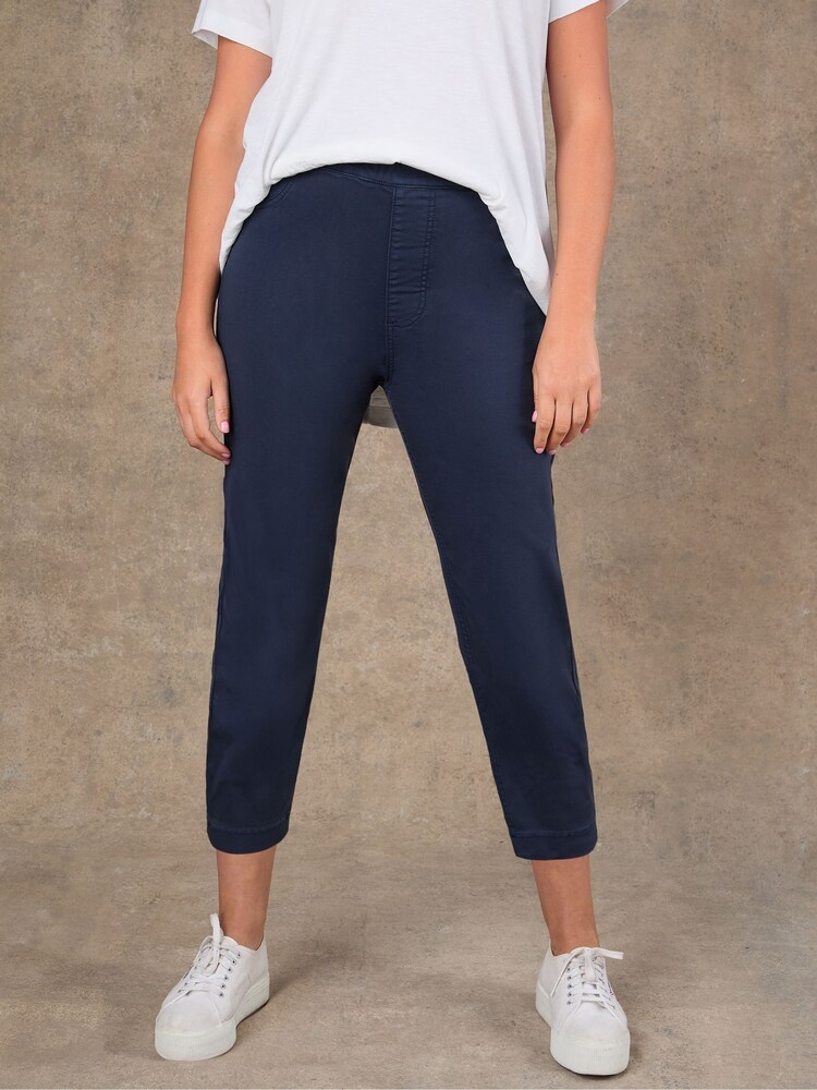 Live Unlimited Blue Cropped Jeggings - Image 1 of 4