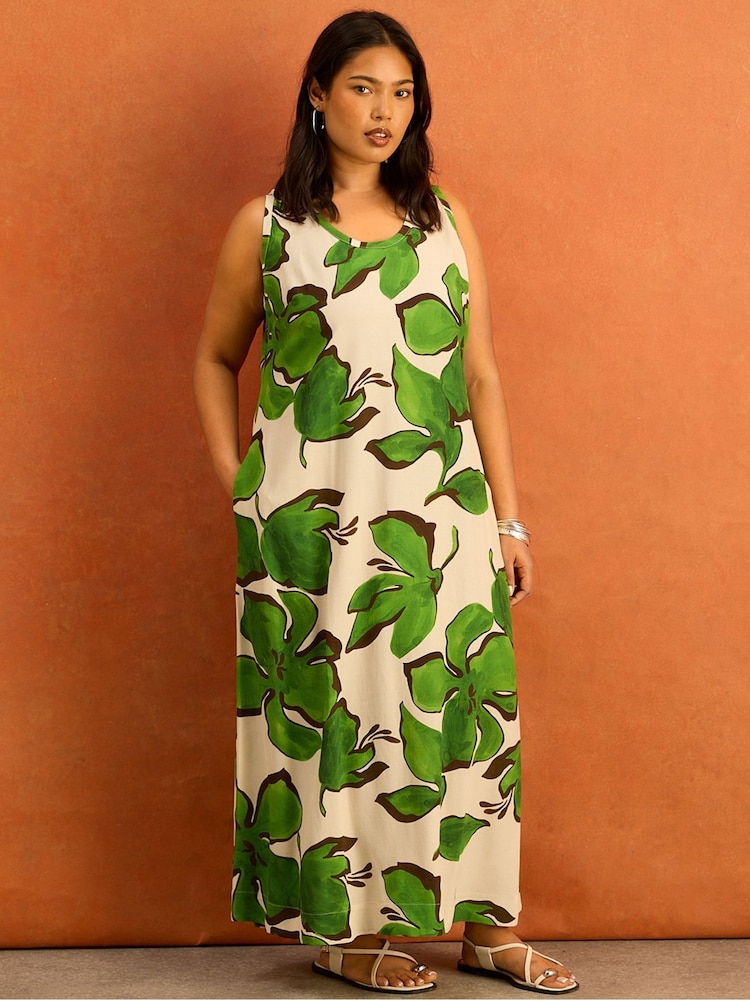 sleeveless maxi dress petite Women's Petite Black Scoop Neck Sleeveless Maxi Dress