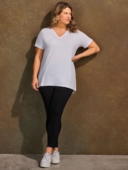 Live Unlimited Black Tall Jersey Leggings - Image 3 of 5