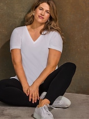 Live Unlimited Black Tall Tall Jersey Leggings - Image 6 of 6